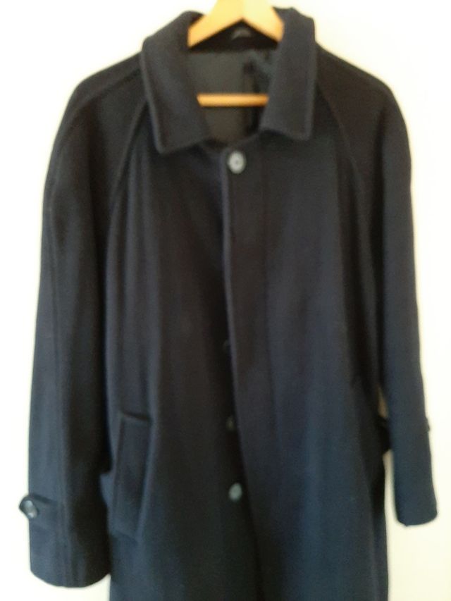 abrigo hombre cashemere y lana