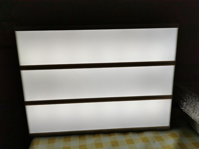 Caja lampara para mensajes.