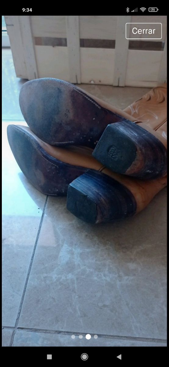 estilo Sendra boots Western Country cuero 37