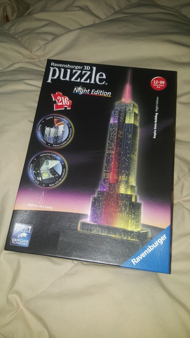 PUZLE 3D EMPIRE STATE Edition Night leds.Final!