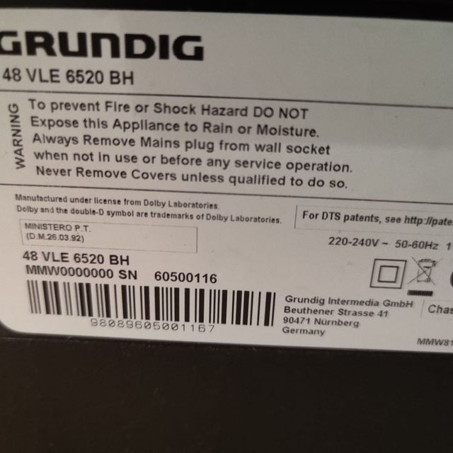 Mando sustituto Grunding TS1187R-6 RC3214803