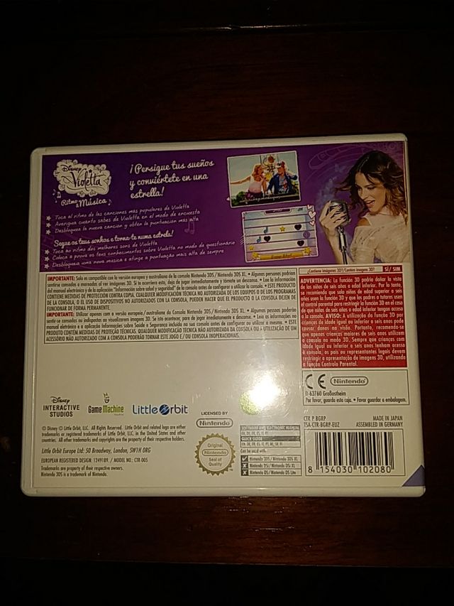 Violetta nintendo 3DS