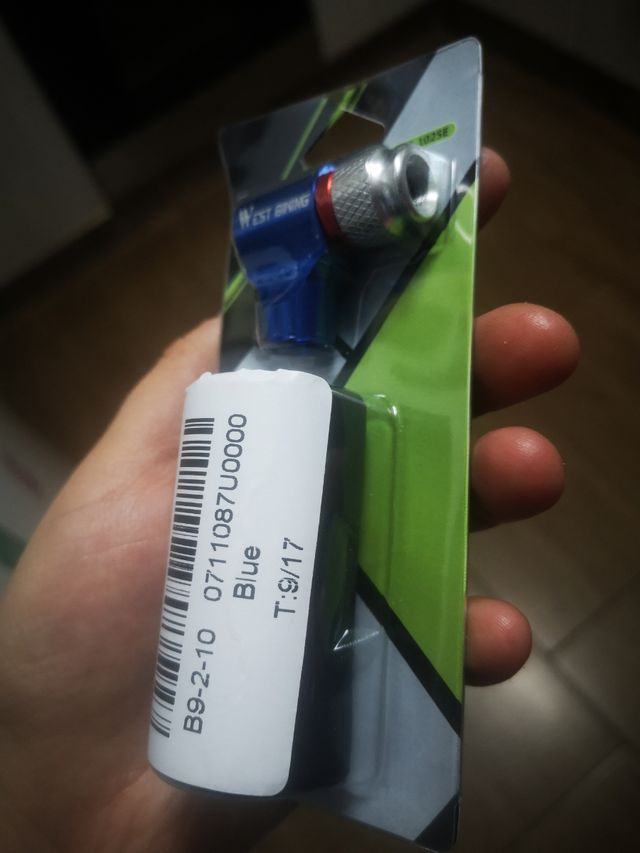 Inflador mini bomba CO2