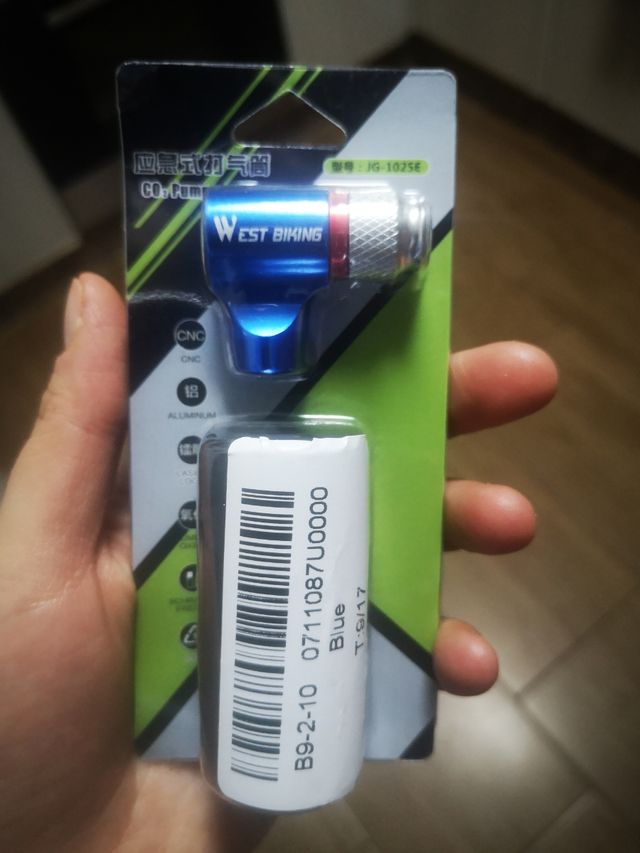 Inflador mini bomba CO2