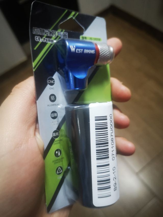 Inflador mini bomba CO2