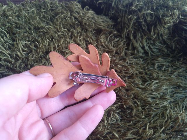 Horquila de hojas de roble