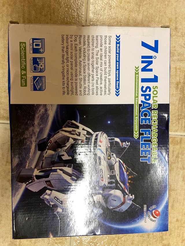 7 en 1 space fleet solar recargable.