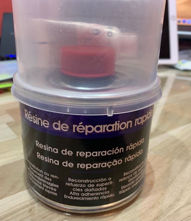 Resina reparación chapa
