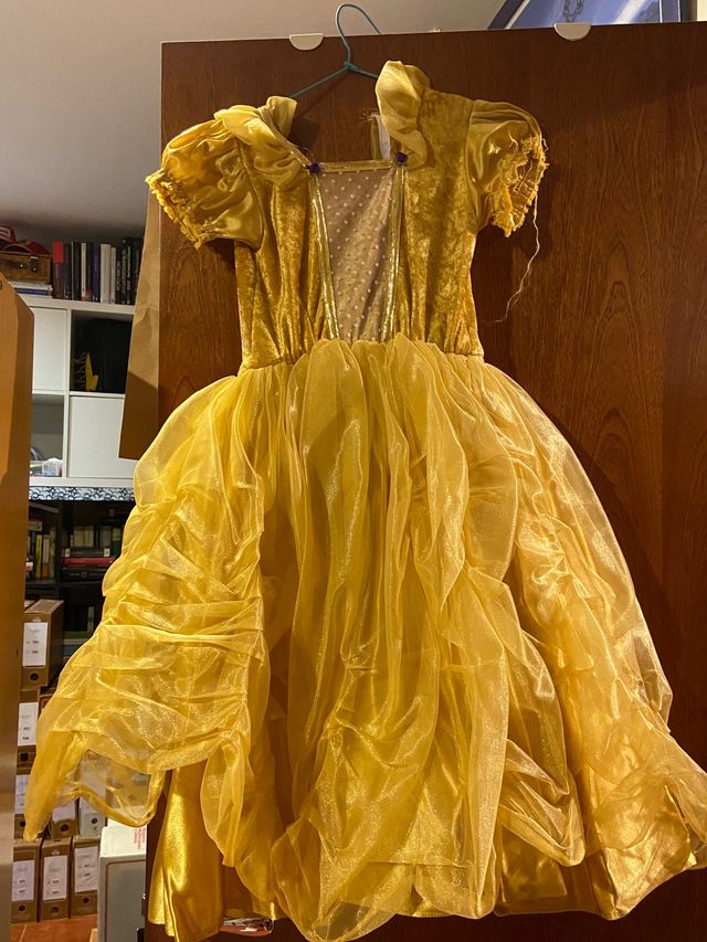 Vestido de la bella y la bestia