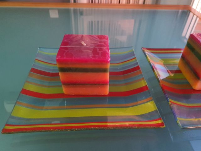 Conjunto de vela y soporte