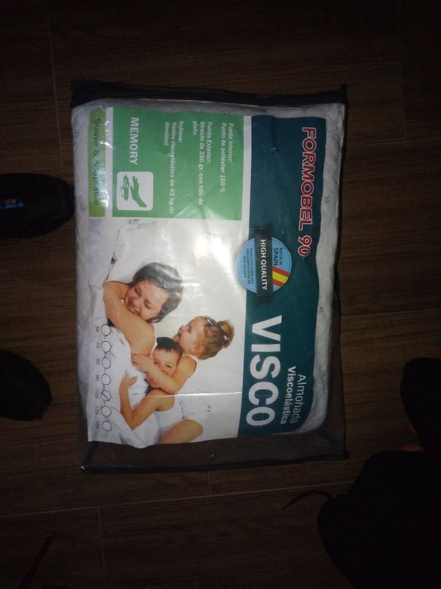 almohada viscoelástica de 1'05mts