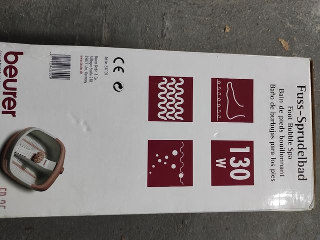 BAÑO BURBUJAS PARA PIES