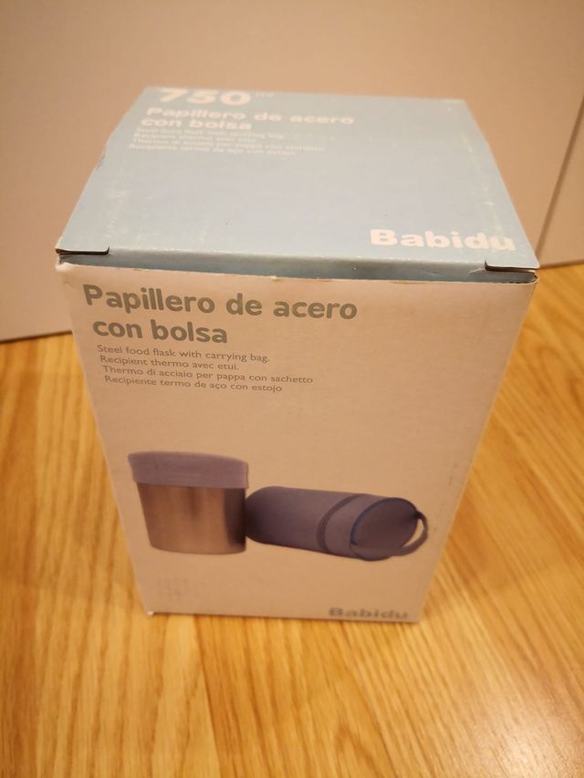 Papillero acero con bolsa nuevo