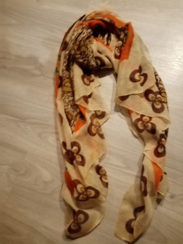 Pañuelo tonos Beige/Tostado/Marrón