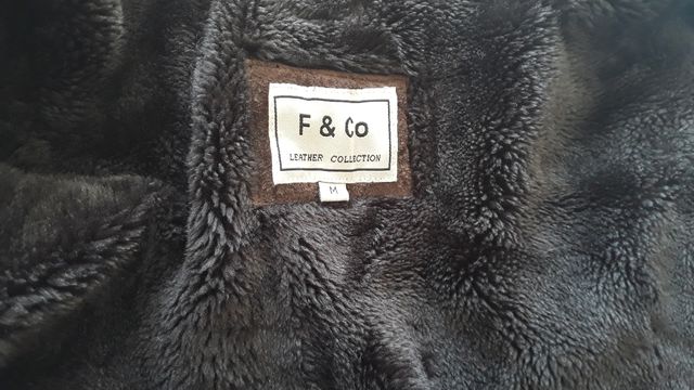 Pelliza marrón de piel