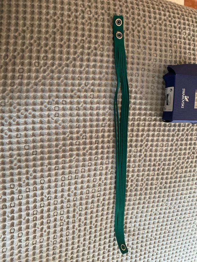 Pulsera verde cristales swaroski