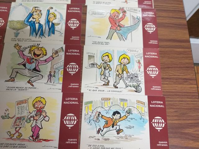 COLECCIÓN POSTALES LOTERIA NACIONAL 1979