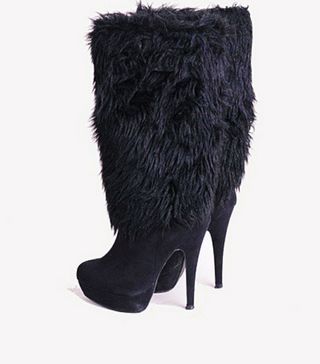 Botas altas de tacón con Pelo de segunda mano por 40 EUR en Getafe en  WALLAPOP