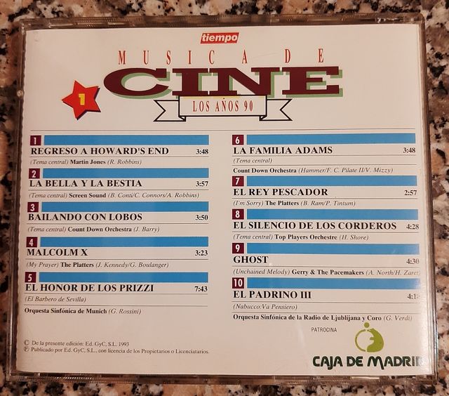 Música de Cine. Los Años 90