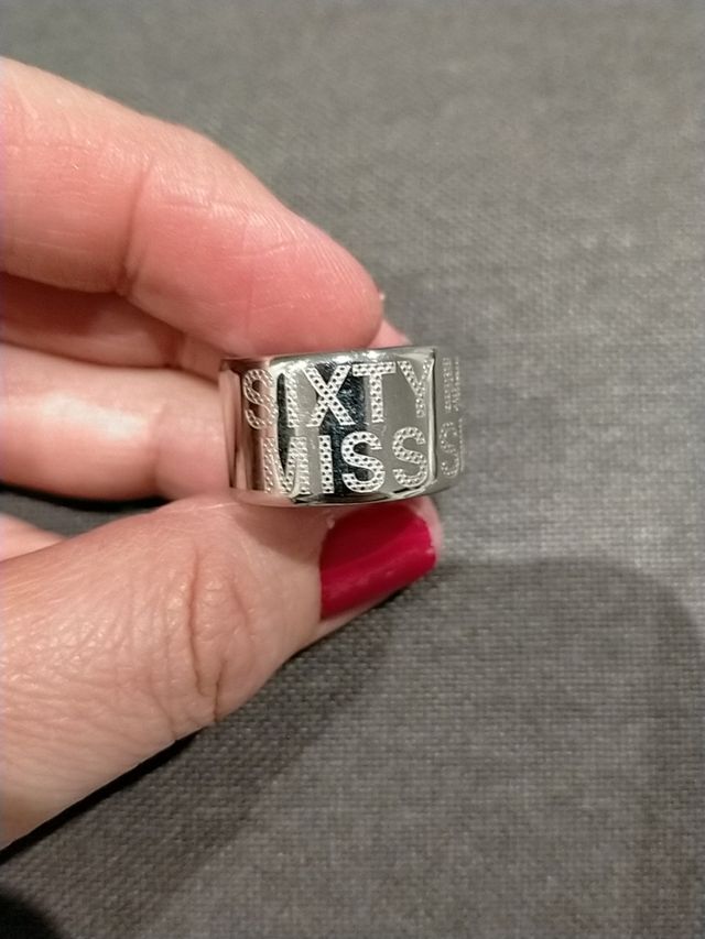 Anillo acero Mis Sixty interior 1'9 mde