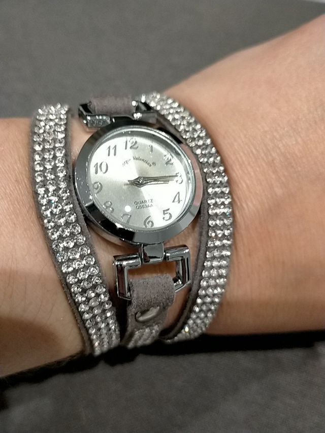 Reloj  quartz pulsera brillo