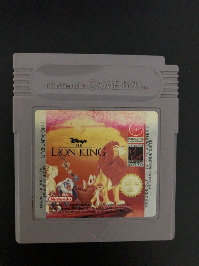 Gameboy rey leon