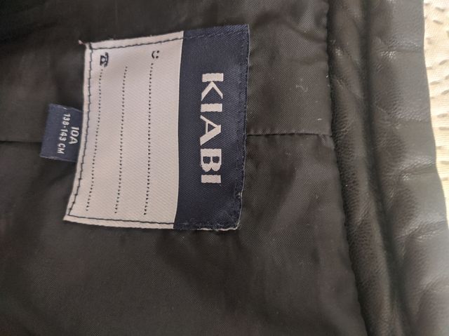 cazadora polipiel talla,10