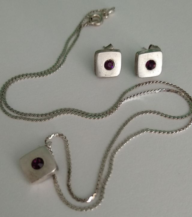 Conjunto de plata de ley