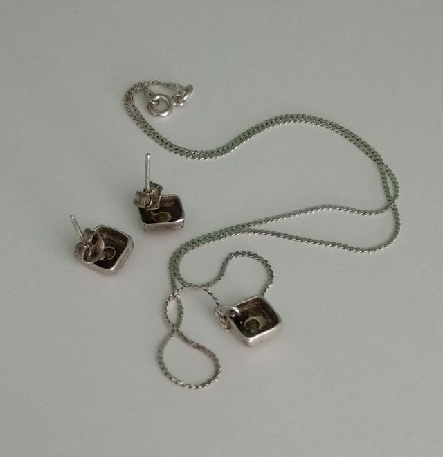 Conjunto de plata de ley