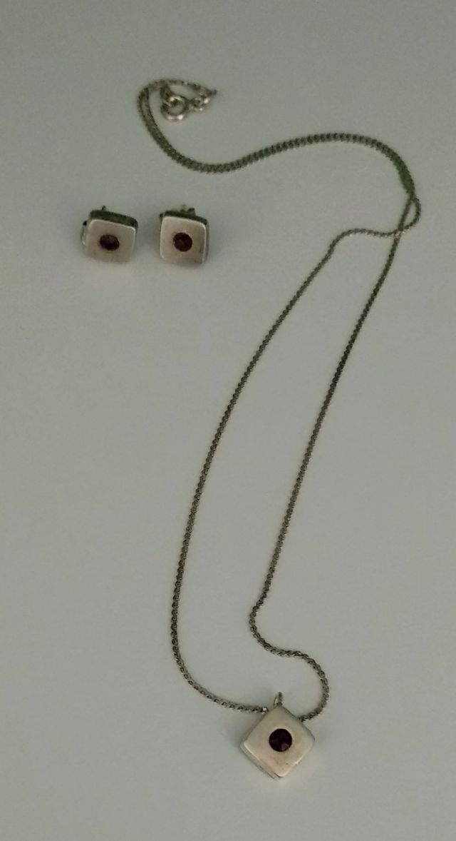 Conjunto de plata de ley