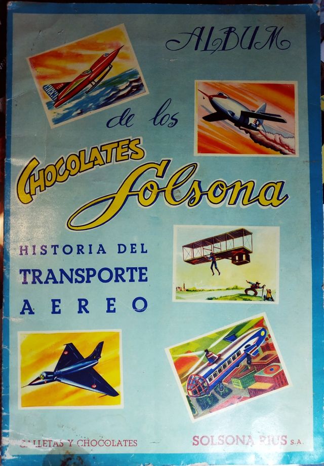 Album de cromos chocolates Solsona