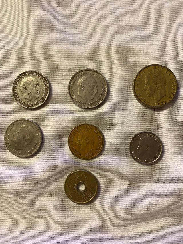 Monedas pesetas 100 pesetas 10 pesetas...