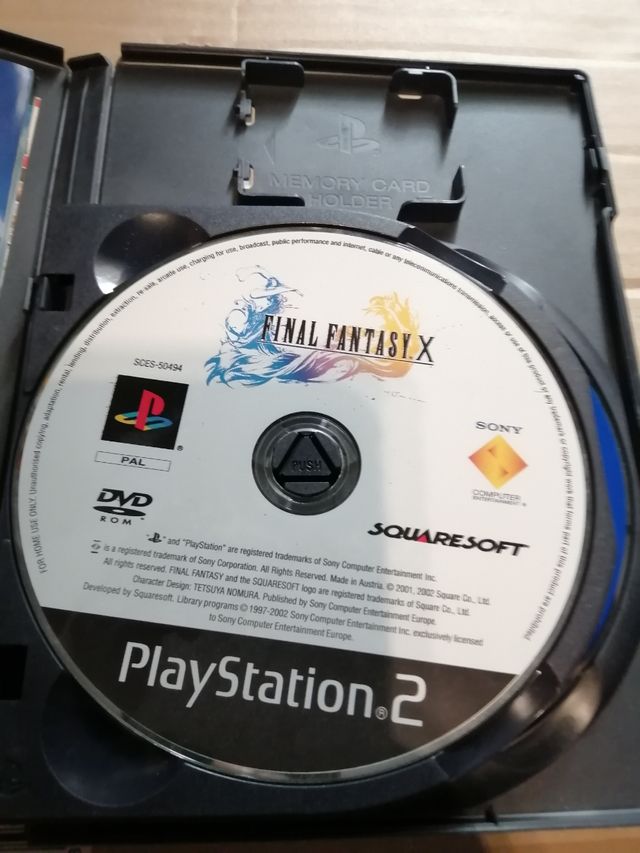 Final Fantasy x Ps2 doble disco