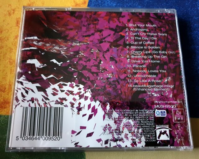 GARBAGE - Beautiful Garbage (CD, 2001)