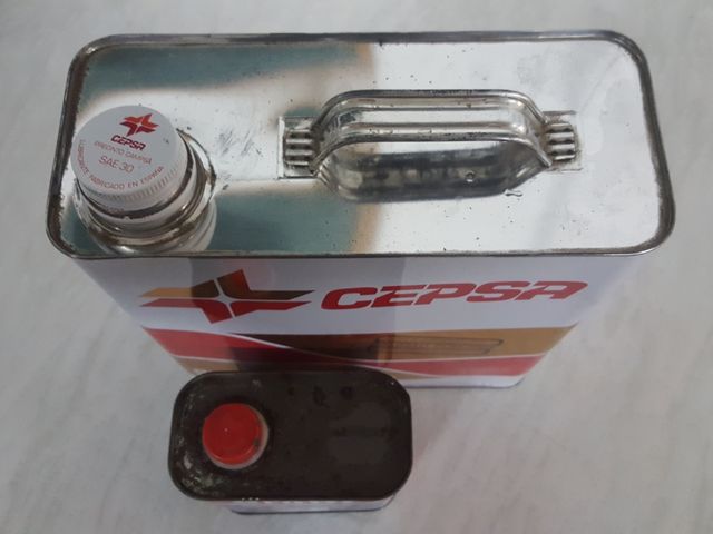 latas lubricante colección