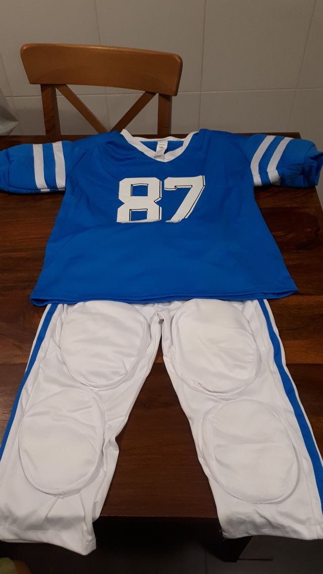 Disfraz infantil de jugador de rugby