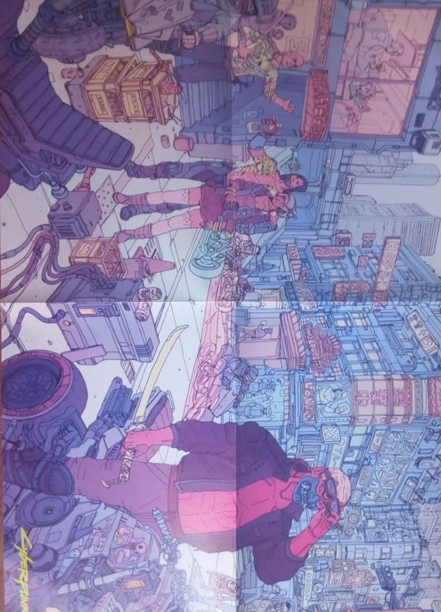 Póster de Cyberpunk 2077 (sin abrir)