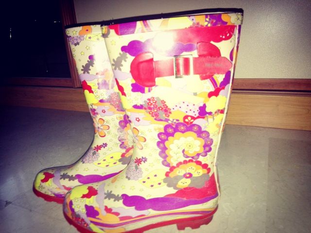 Botas de agua de niña