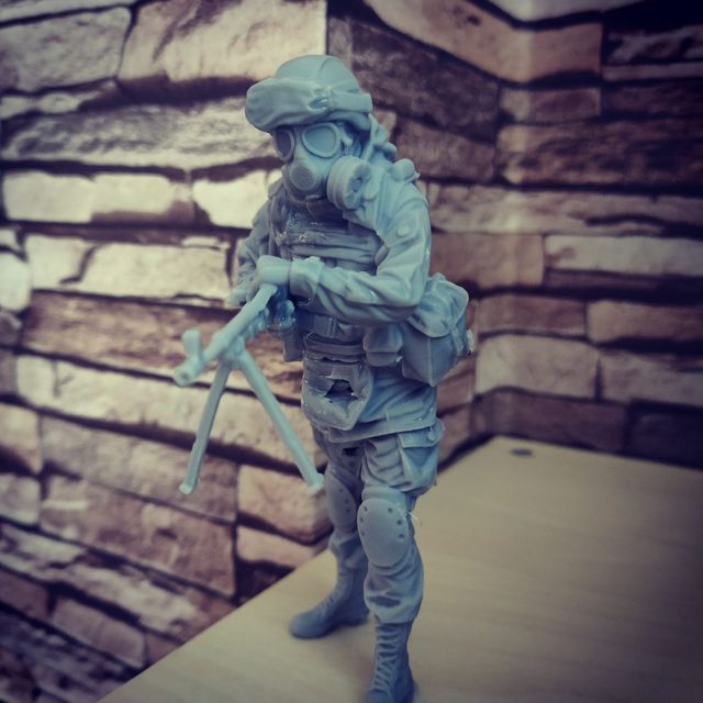 Call of Duty impreso en resina