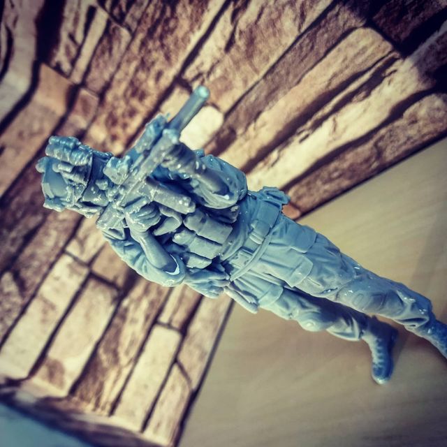 Call of Duty impreso en resina