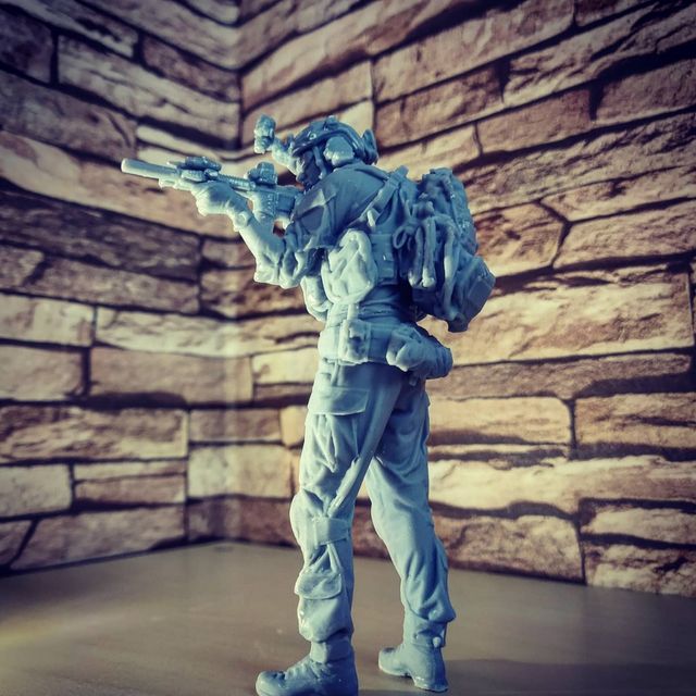 Call of Duty impreso en resina