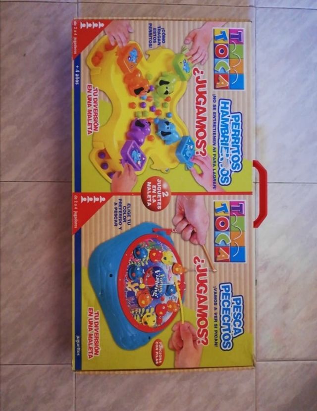 Juego de mesa Come Bolas y Caza Peces