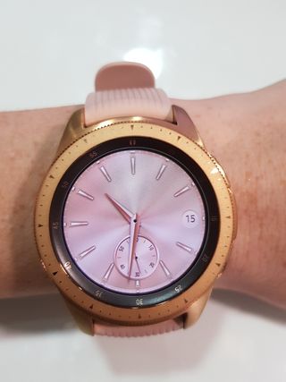 Smartwatch Samsung Rosa 4G eSIM (Orange\\/Movistar) de segunda mano por 165  EUR en Lleida en WALLAPOP