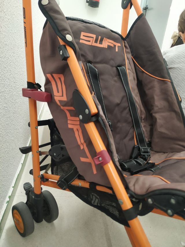 Silla paseo tipo paraguas MS SWIFT naranja