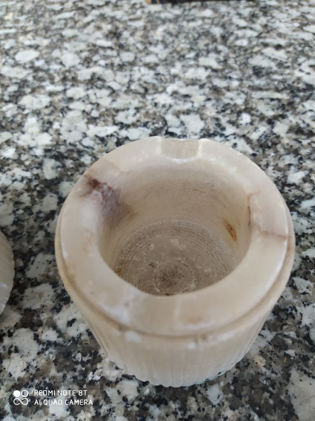 Conjunto de cenicero y mechero vintage