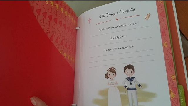 Mi libro de firmas Primera Comunión Azul nuevo