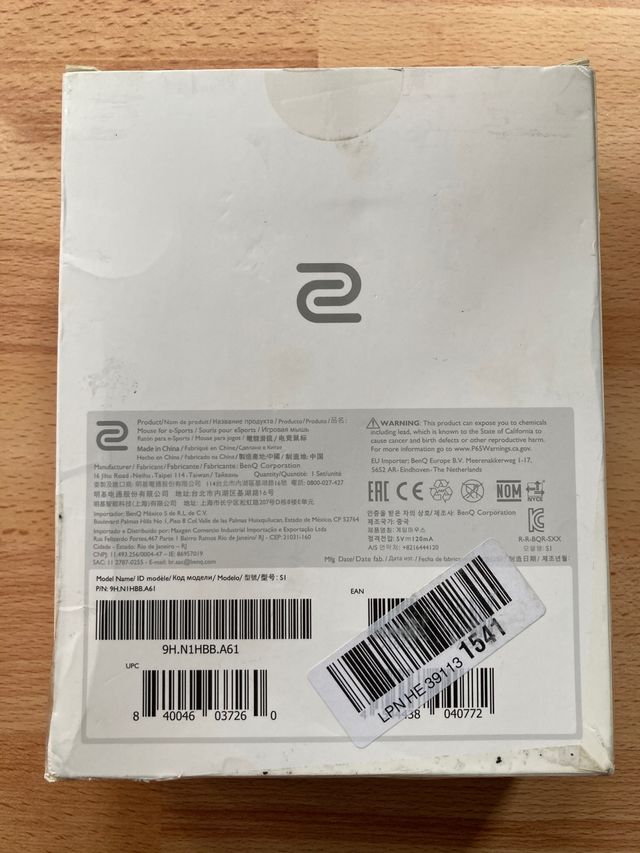 Mouse BenQ Zowie Divina S1