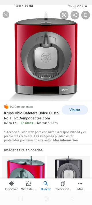 Krups Mini ME Cafetera Dolce Gusto Blanca | PcComponentes.com