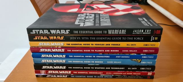 Lote de 9 libros de Star Wars