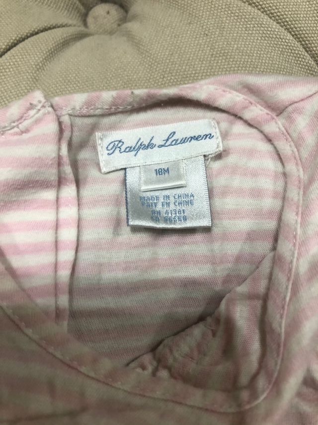 Camiseta Ralph Lauren 18 meses